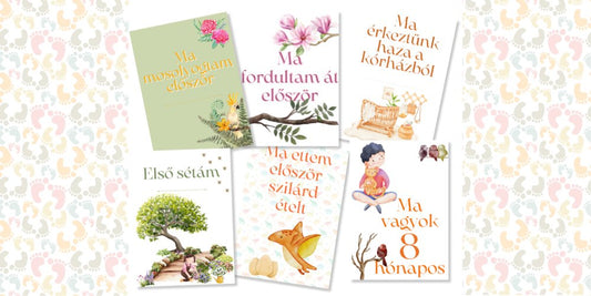 Miért használjanak a kismamák mérföldkő kártyákat a kisbabák életében?