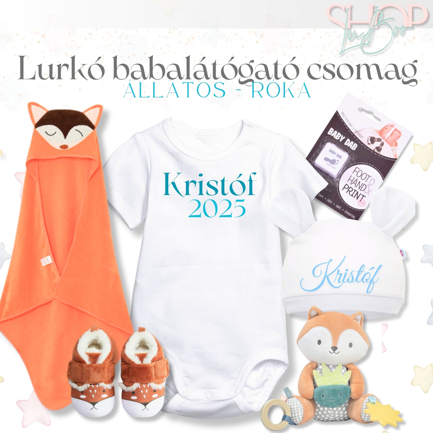 Lurkó babacsomag - Róka