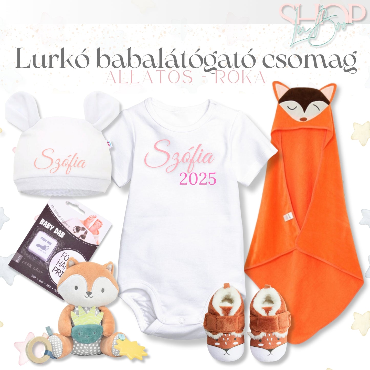 Lurkó babacsomag - Róka