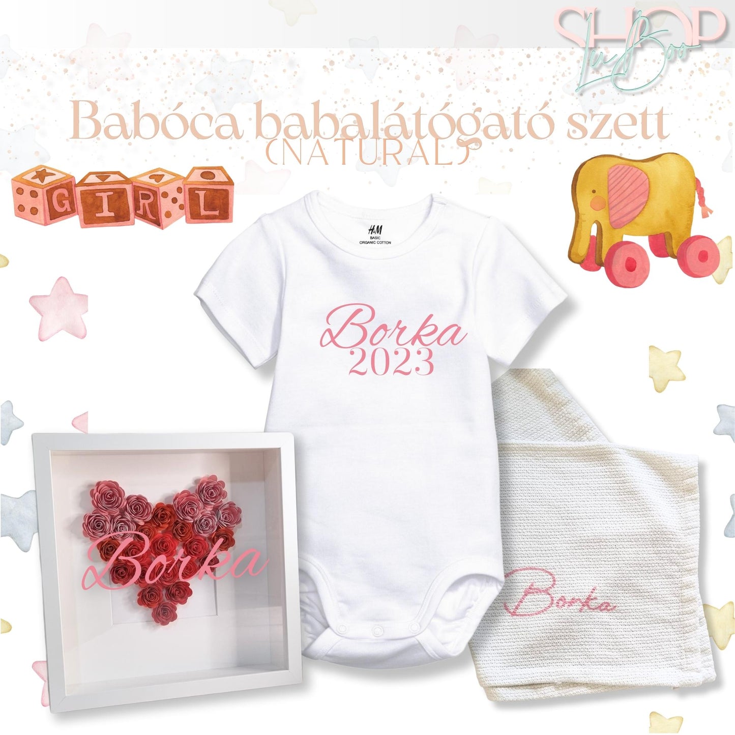Babóca babalátógató csomag (Natural) - ShopLuBoo