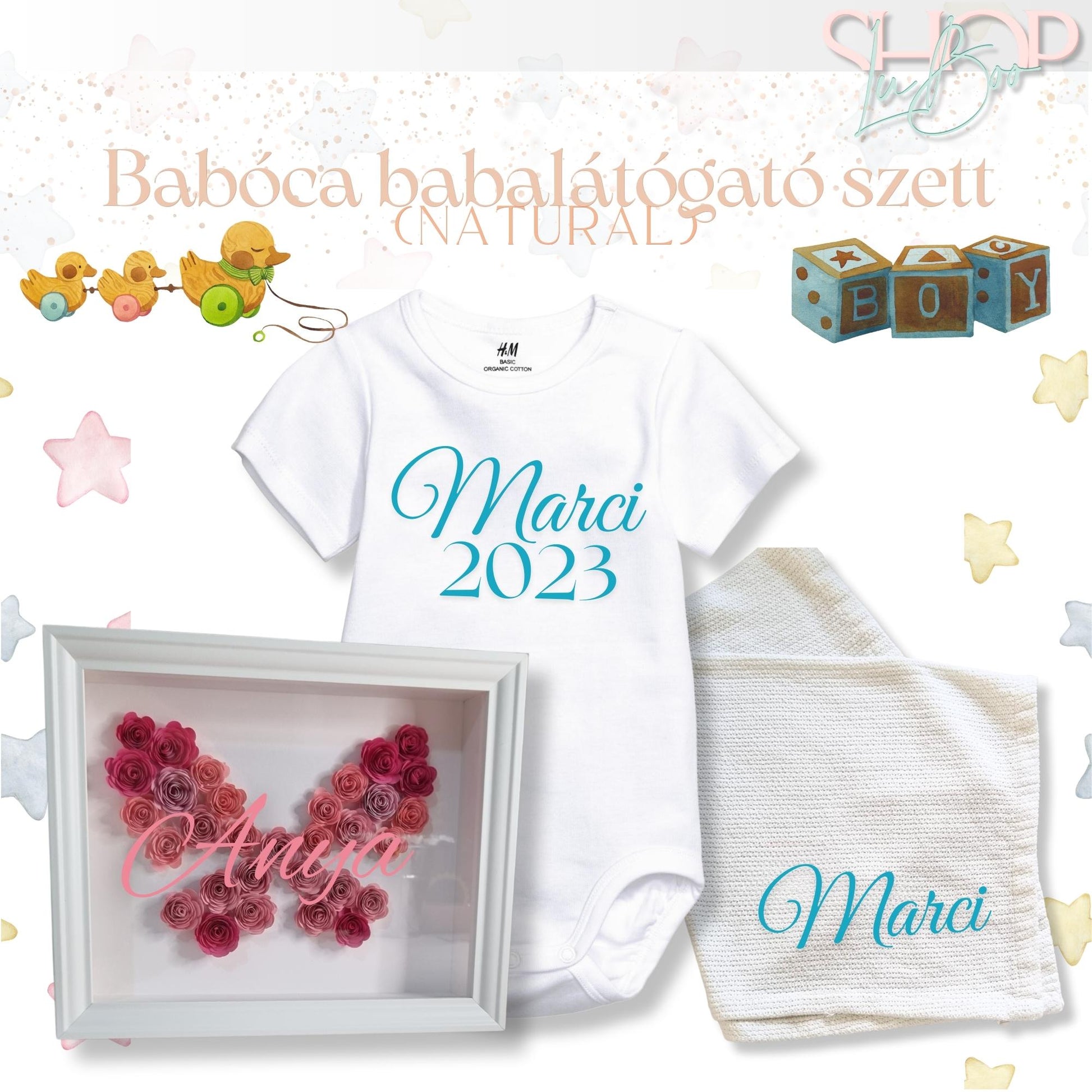 Babóca babalátógató csomag (Natural) - ShopLuBoo