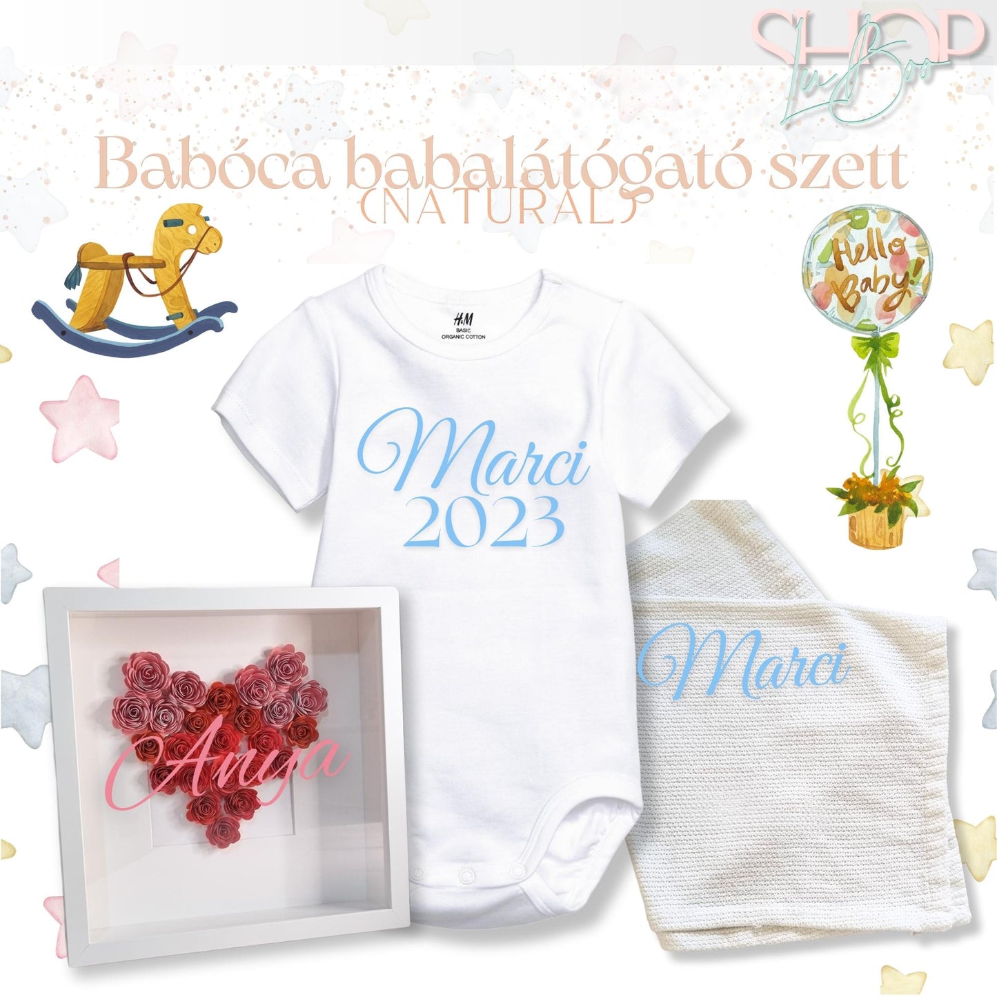 Babóca babalátógató csomag (Natural) - ShopLuBoo