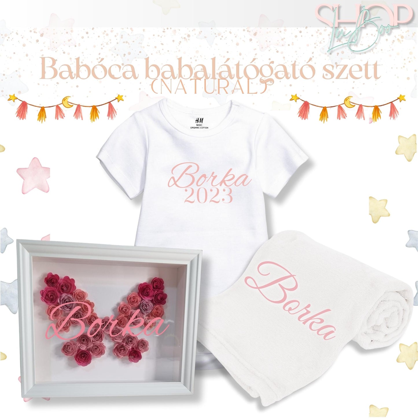 Babóca babalátógató csomag (Natural) - ShopLuBoo