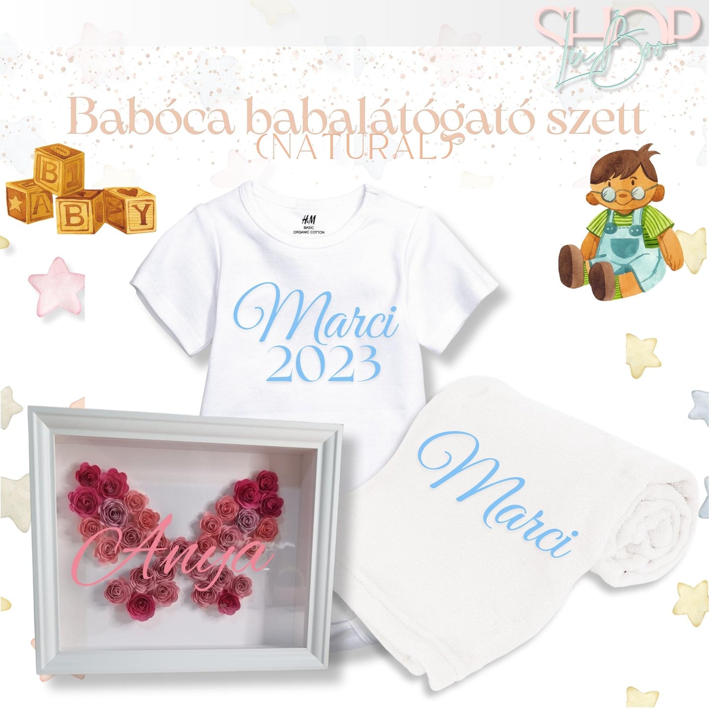 Babóca babalátógató csomag (Natural) - ShopLuBoo