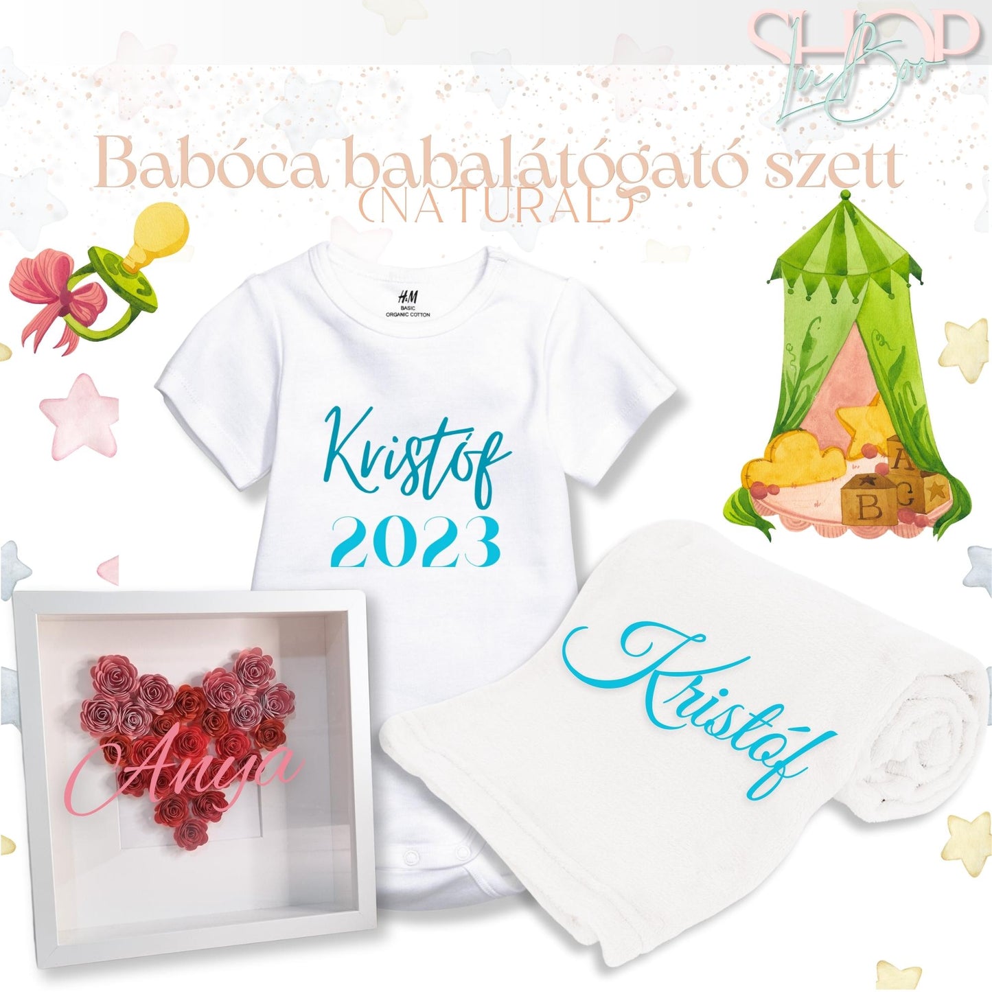 Babóca babalátógató csomag (Natural) - ShopLuBoo