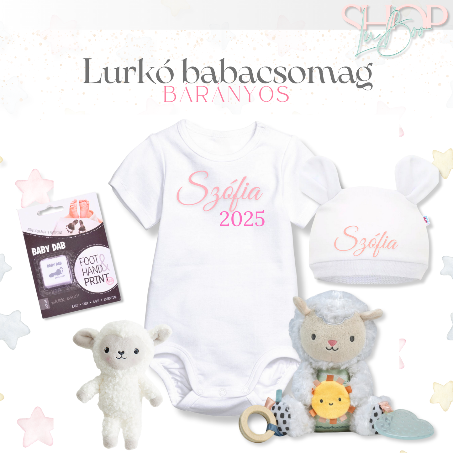 Lurkó babacsomag - Bárányos
