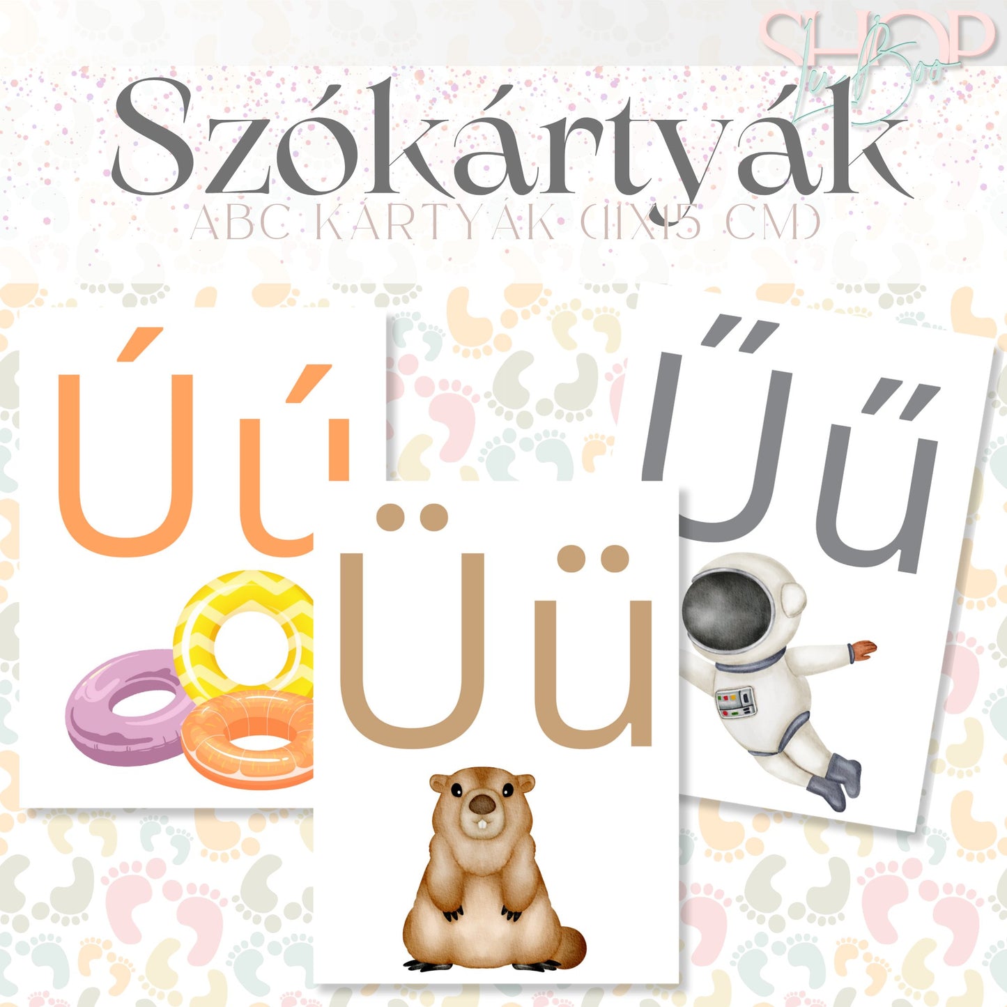 Szókártyák - Abc kártyák (11x15 cm)