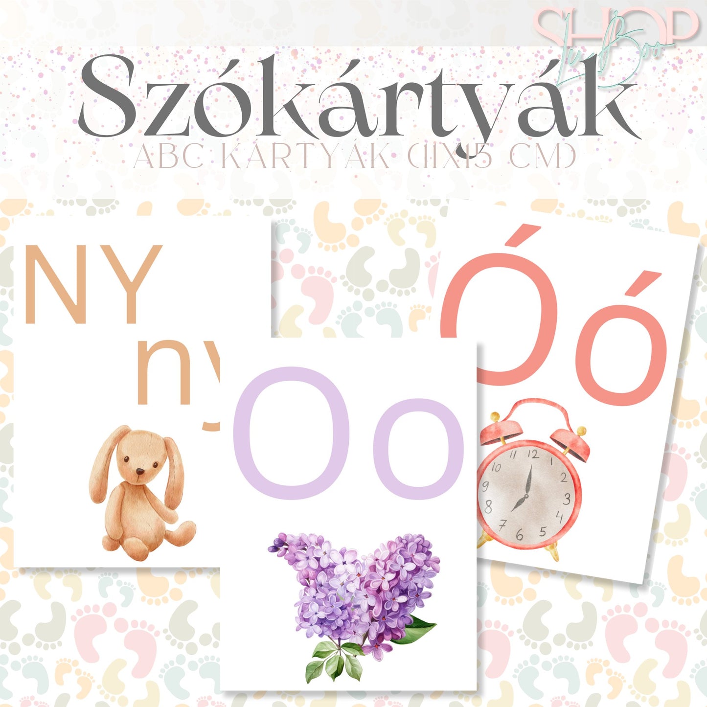Szókártyák - Abc kártyák (11x15 cm)