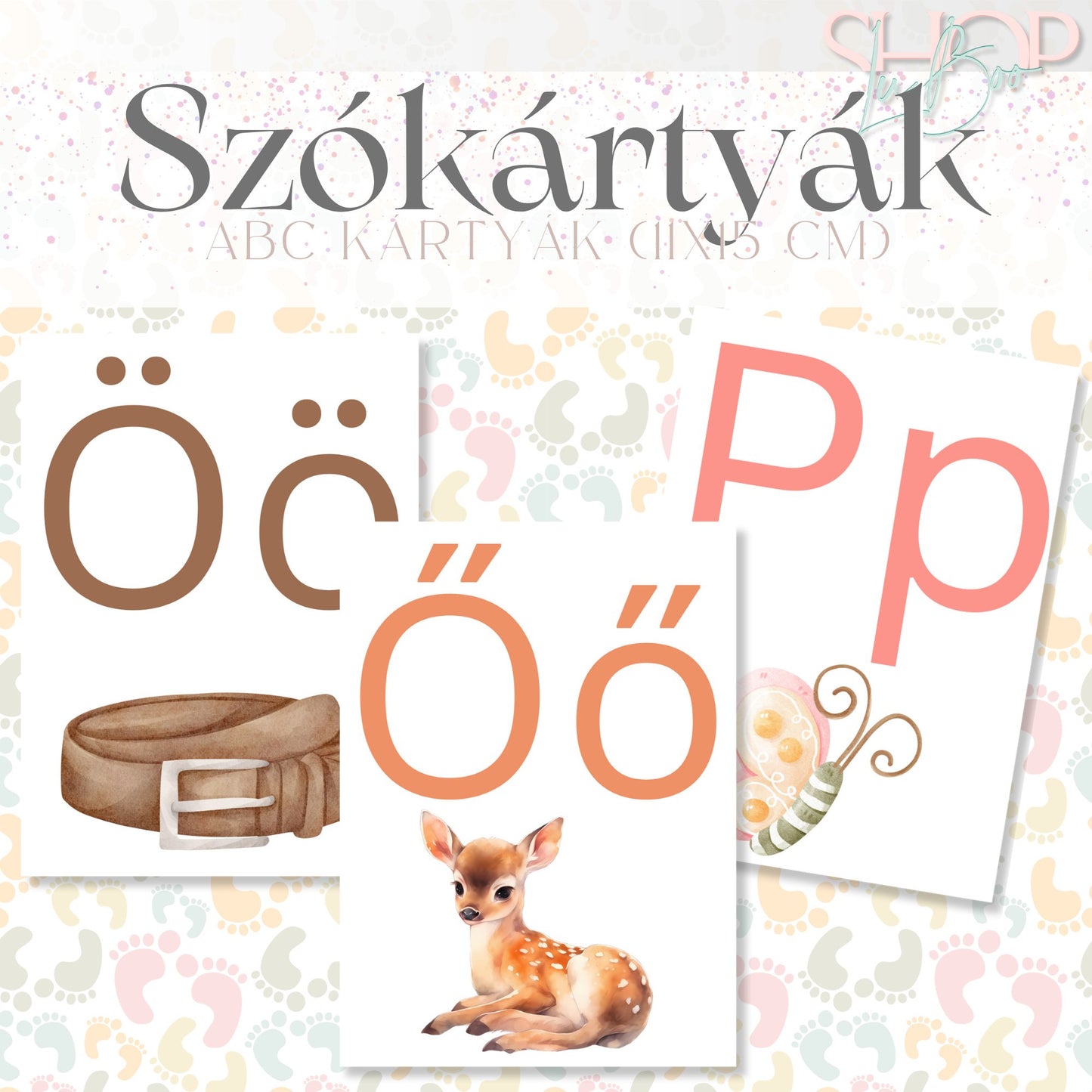 Szókártyák - Abc kártyák (11x15 cm)