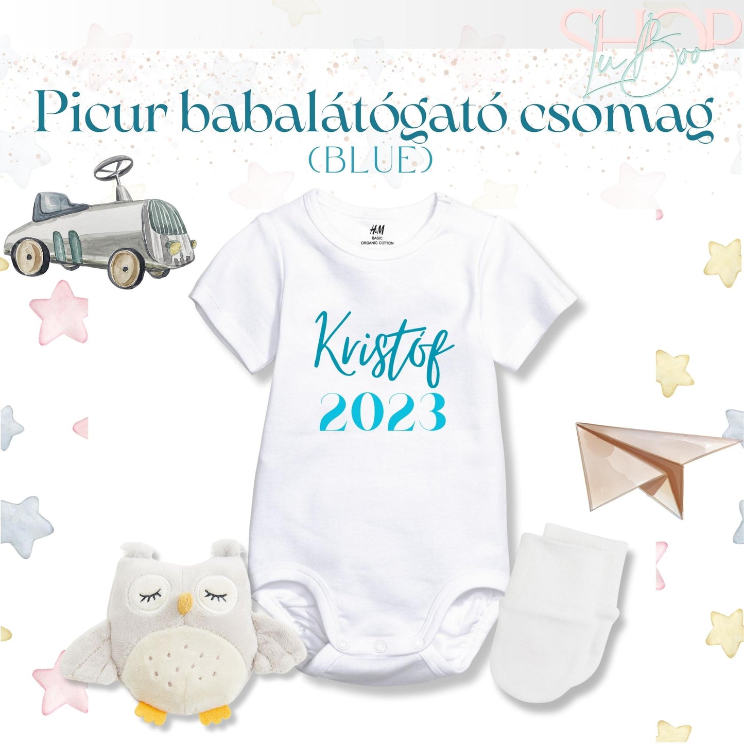 Picur babalátógató csomag (Blue) - ShopLuBoo