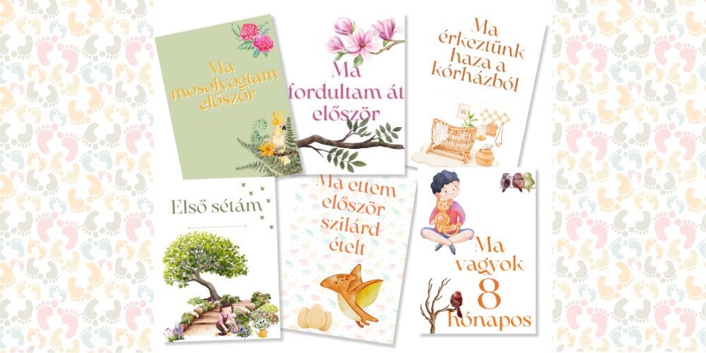 Miért használjanak a kismamák mérföldkő kártyákat a kisbabák életében?