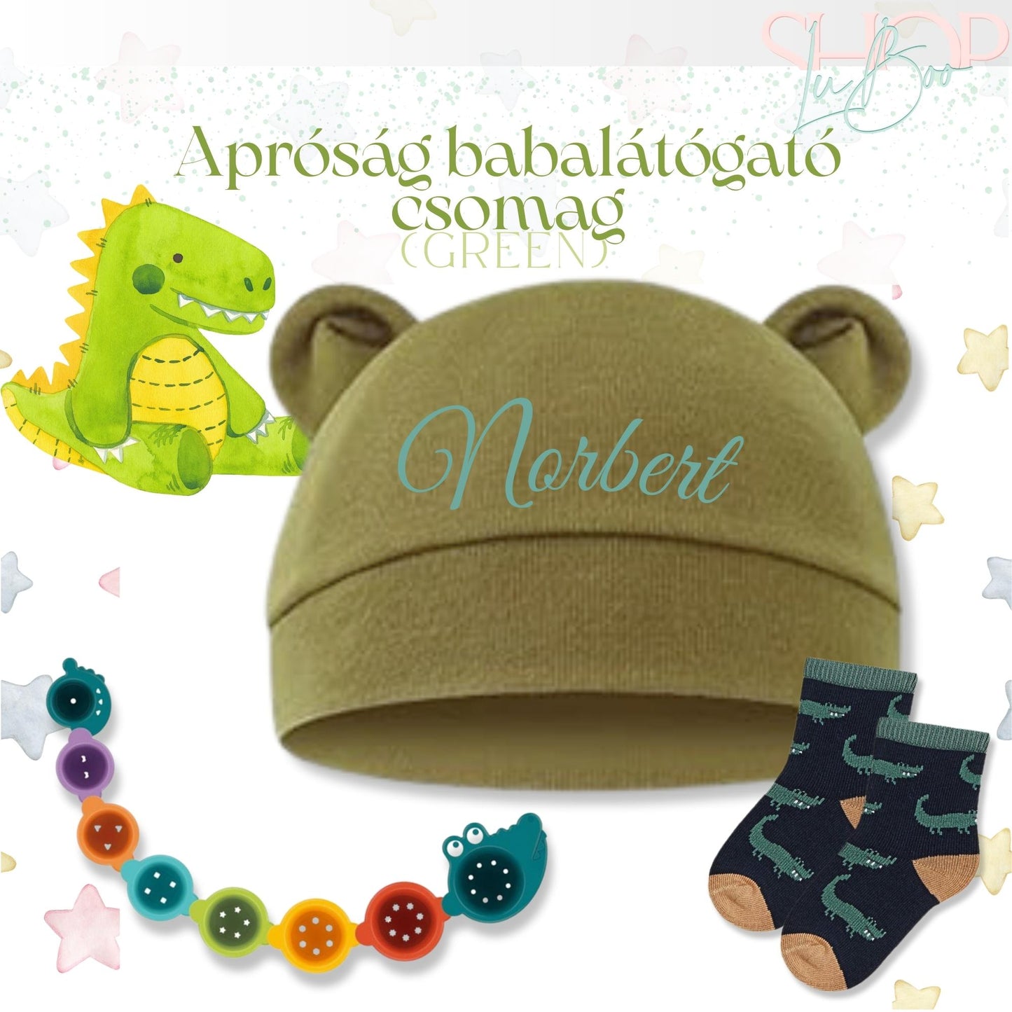 Apróság babalátógató csomag (Green) - ShopLuBoo