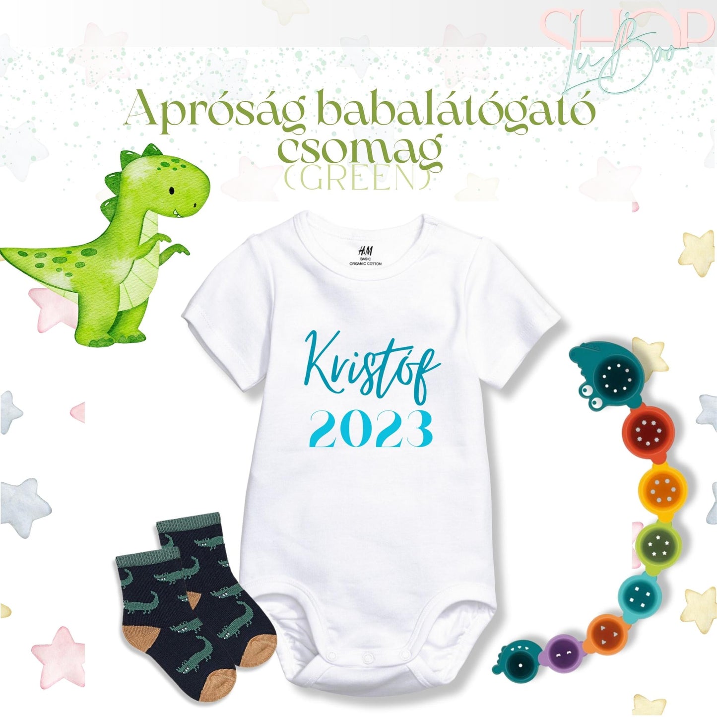 Apróság babalátógató csomag (Green) - ShopLuBoo