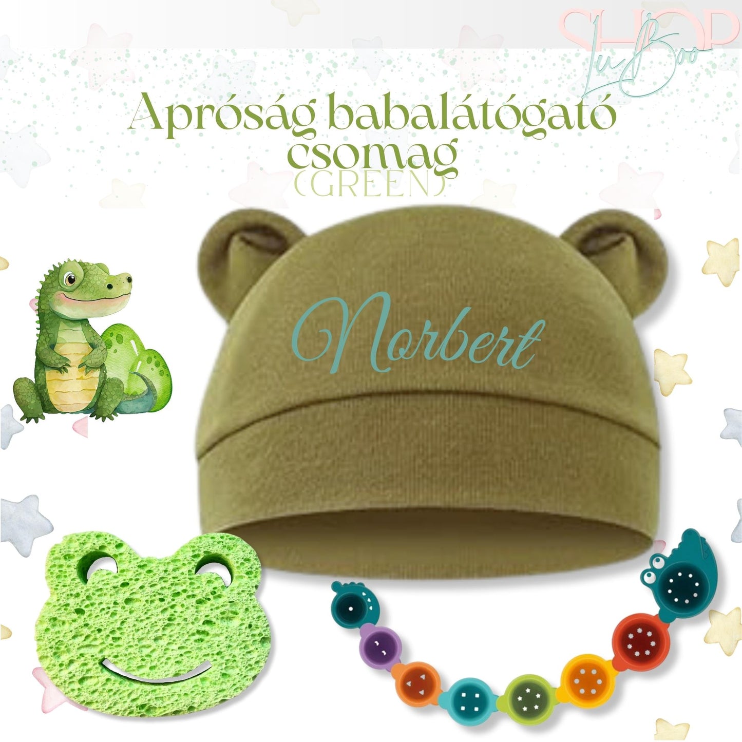 Apróság babalátógató csomag (Green) - ShopLuBoo