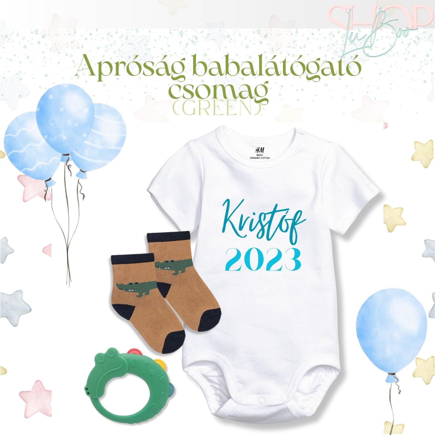 Apróság babalátógató csomag (Green) - ShopLuBoo