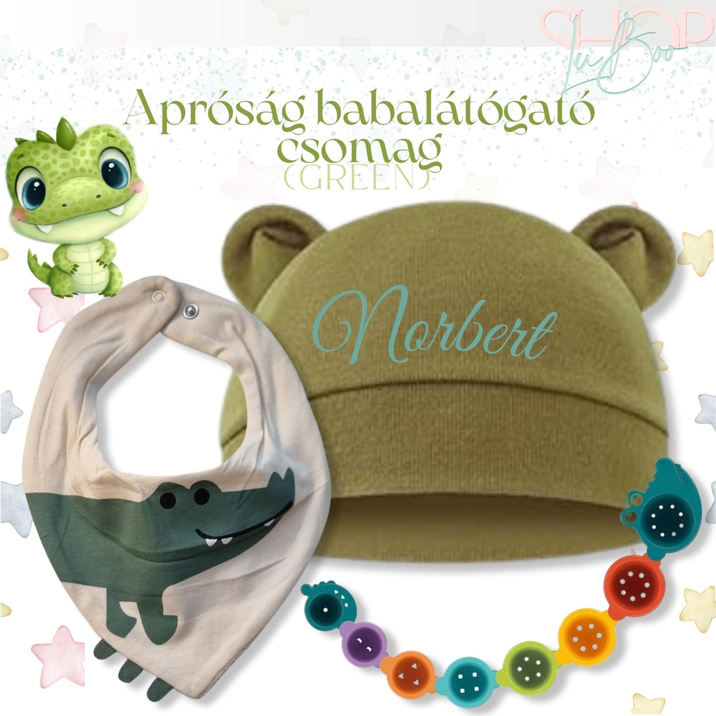 Apróság babalátógató csomag (Green) - ShopLuBoo