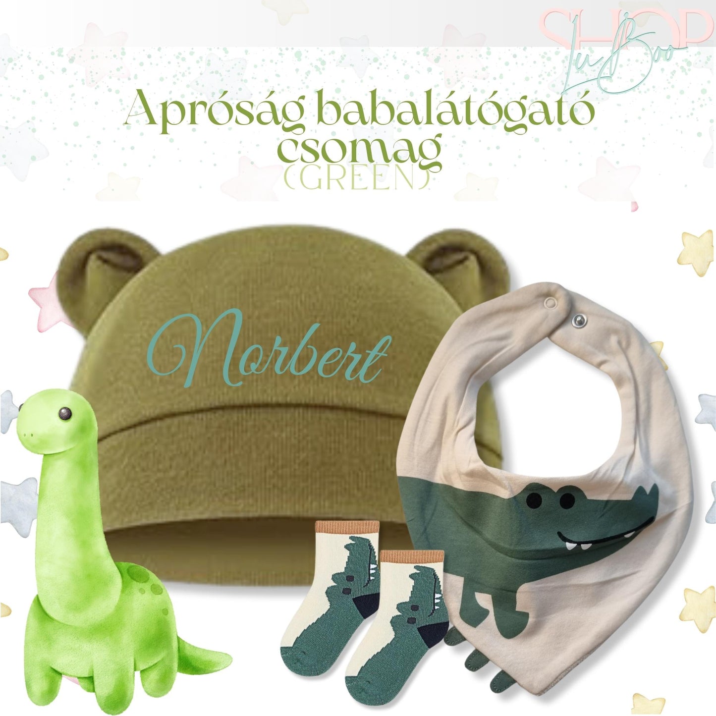 Apróság babalátógató csomag (Green) - ShopLuBoo