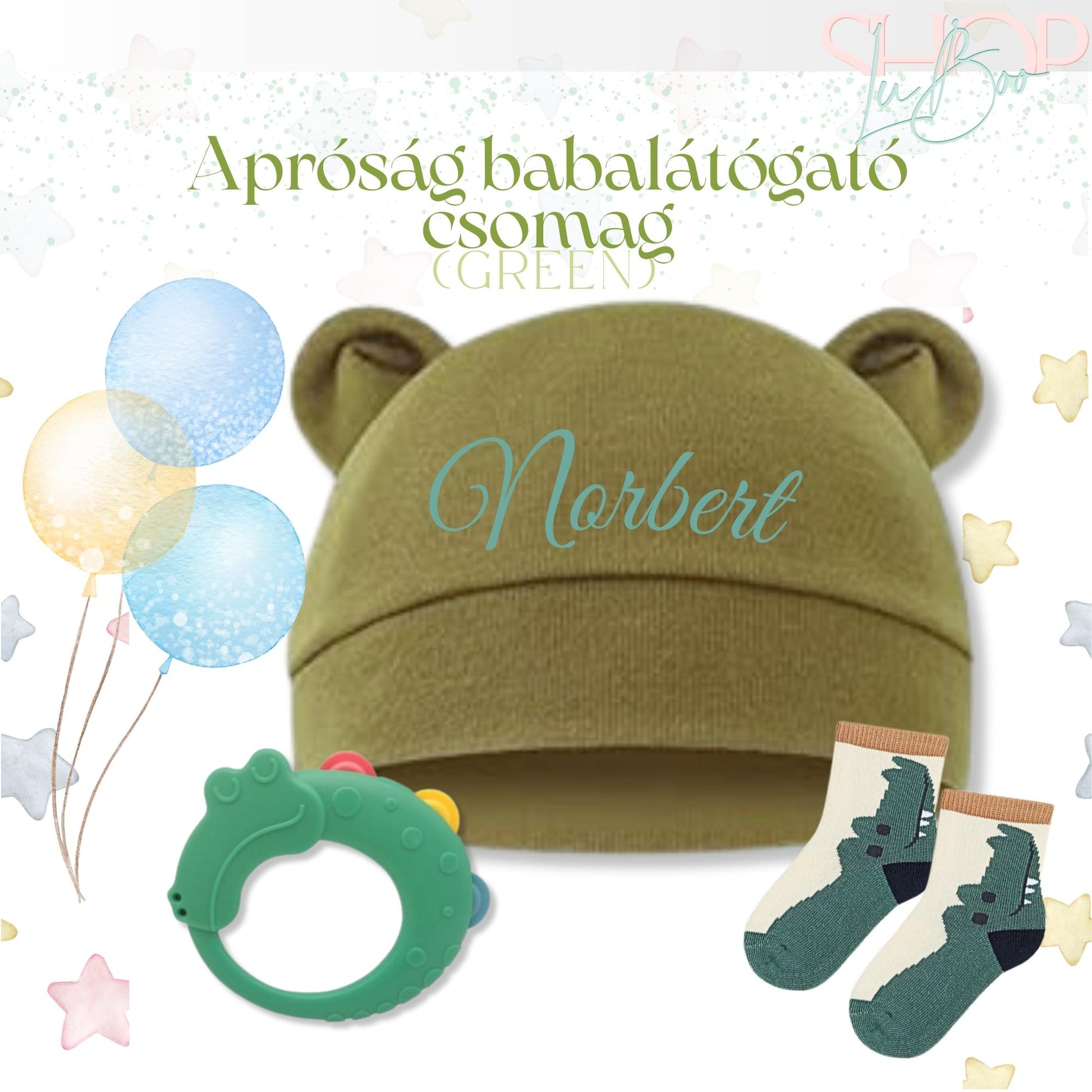 Apróság babalátógató csomag (Green) - ShopLuBoo