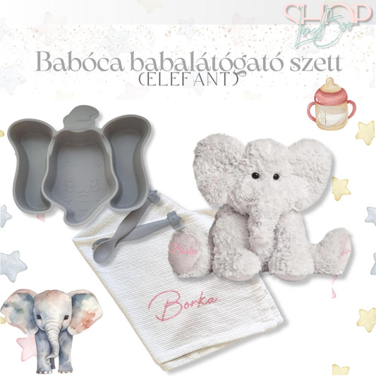 Babóca babalátógató csomag (Elefánt) - ShopLuBoo