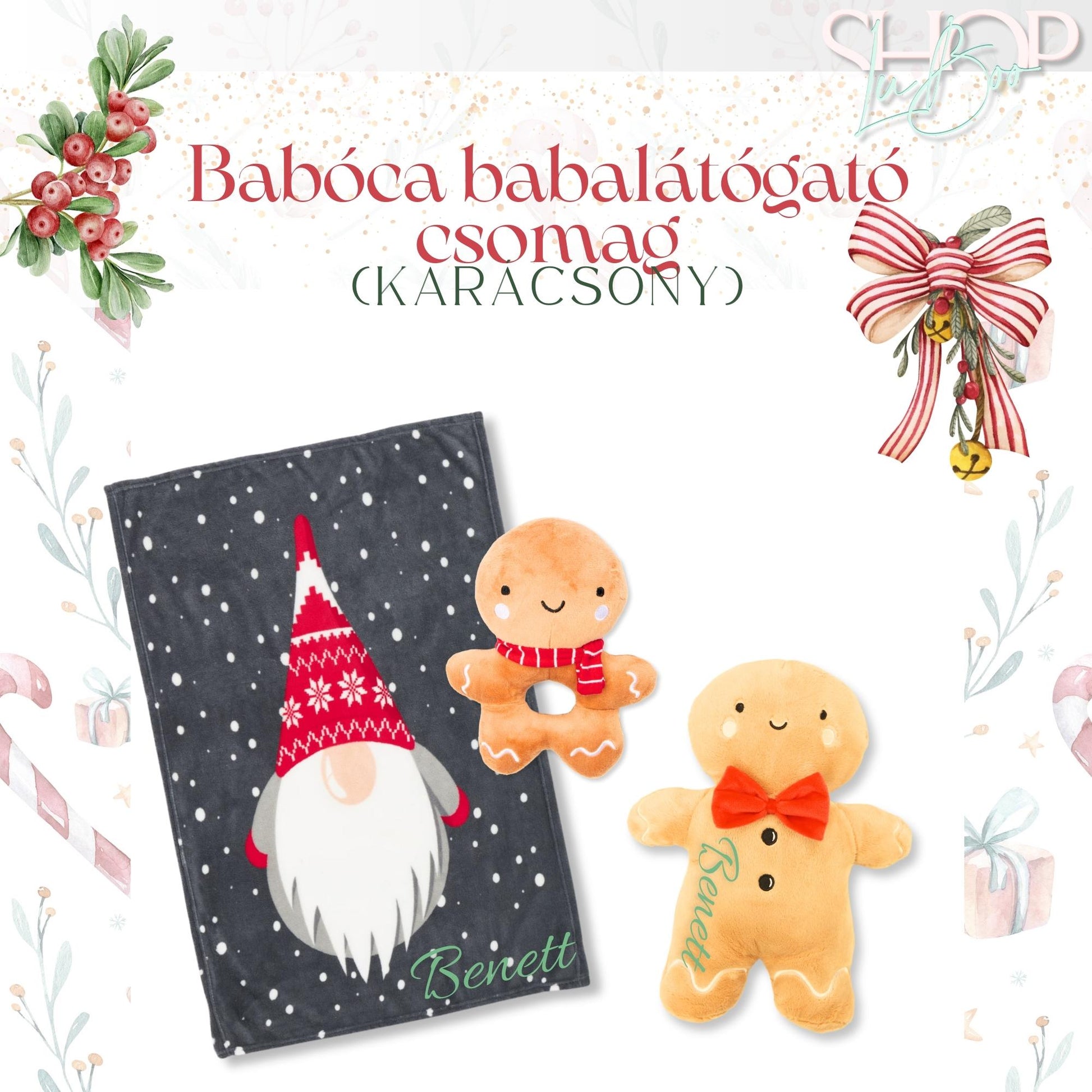 Babóca babalátógató csomag (Karácsony) - ShopLuBoo