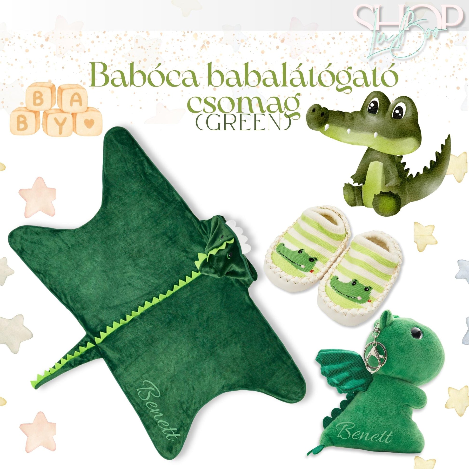 Babóca babalátógató csomag (Green) - ShopLuBoo