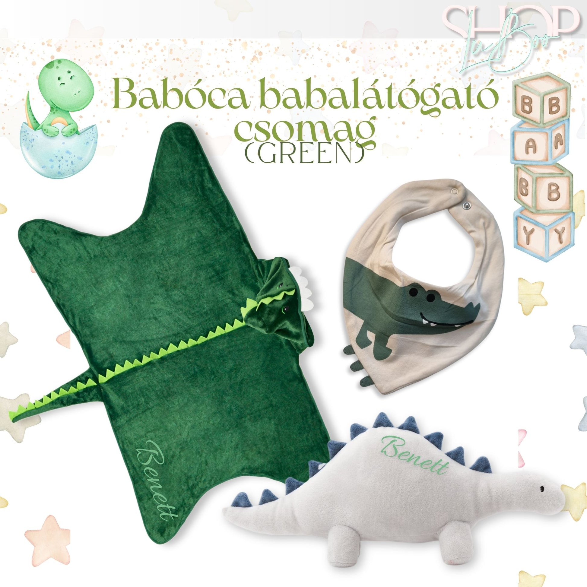 Babóca babalátógató csomag (Green) - ShopLuBoo