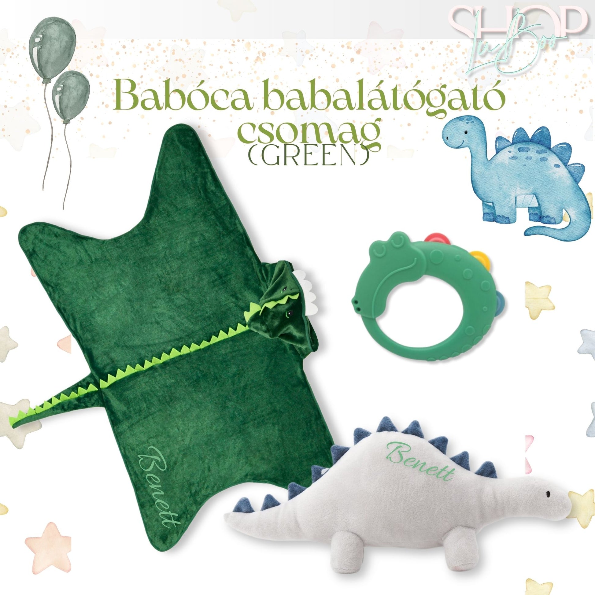 Babóca babalátógató csomag (Green) - ShopLuBoo