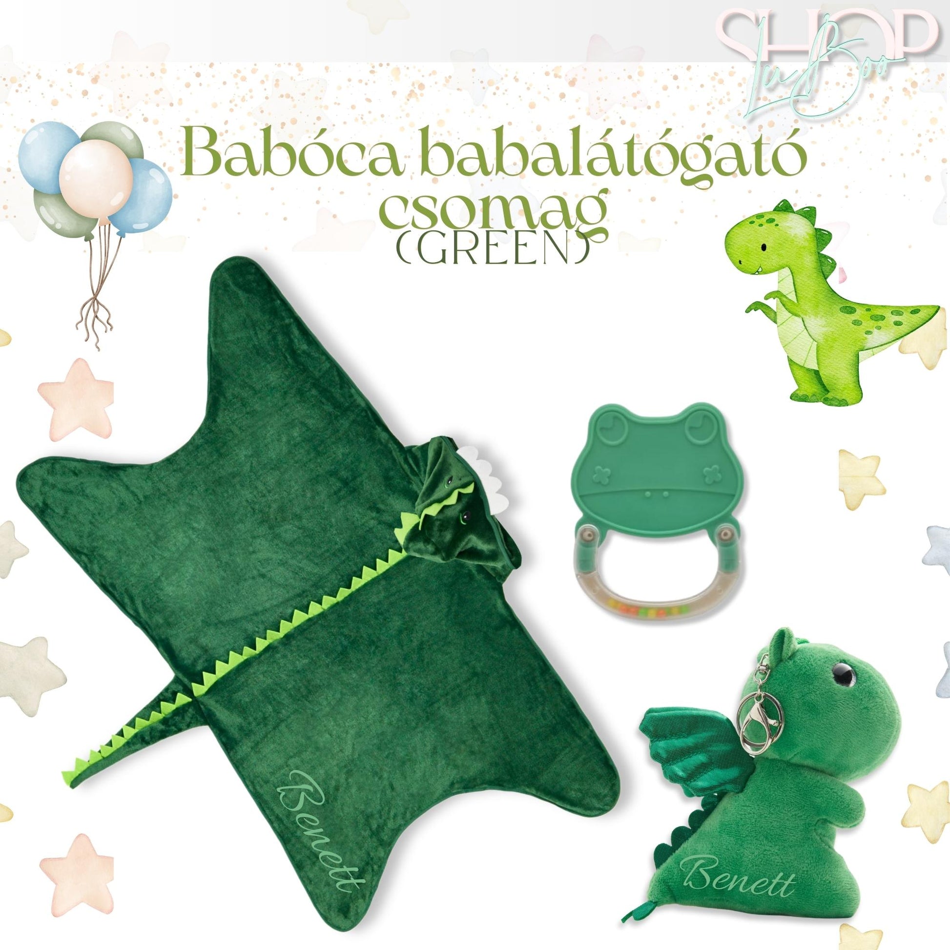 Babóca babalátógató csomag (Green) - ShopLuBoo