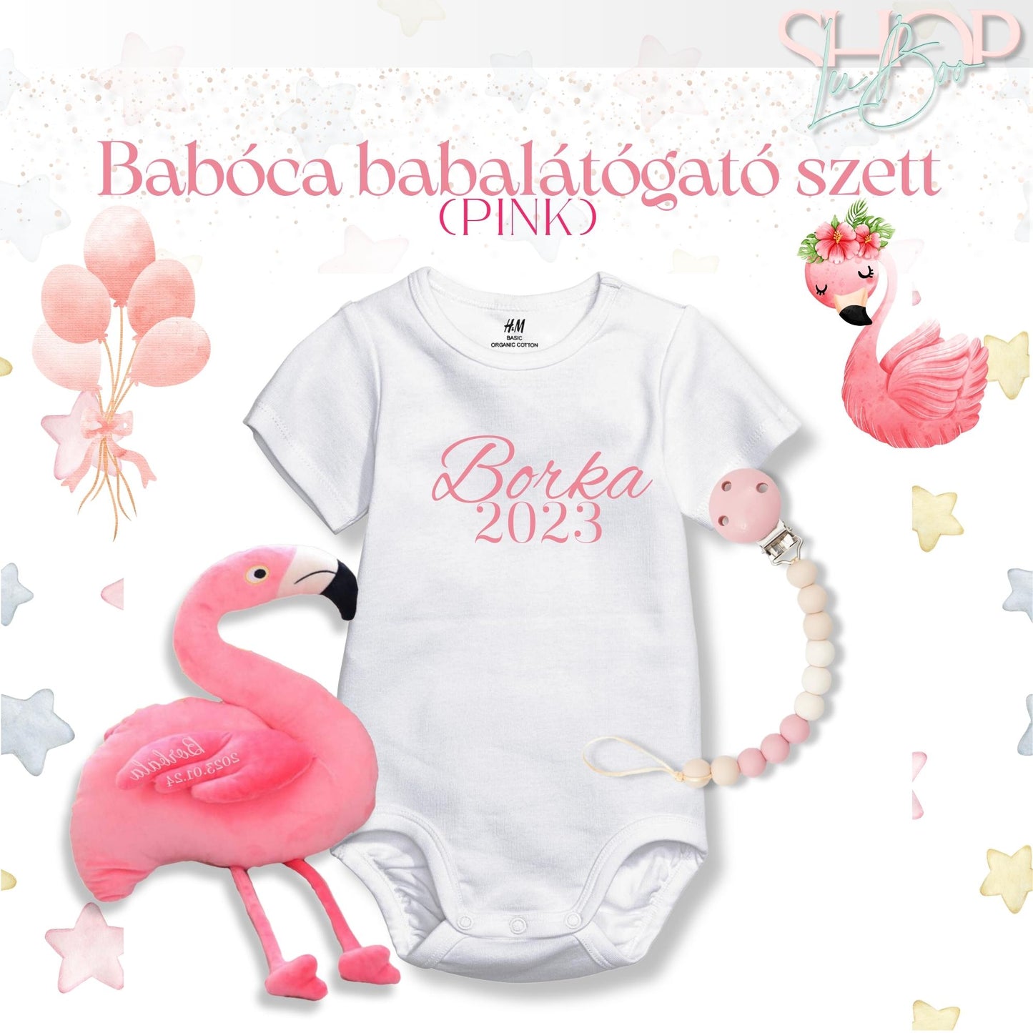 Babóca babalátógató csomag (Pink) - ShopLuBoo