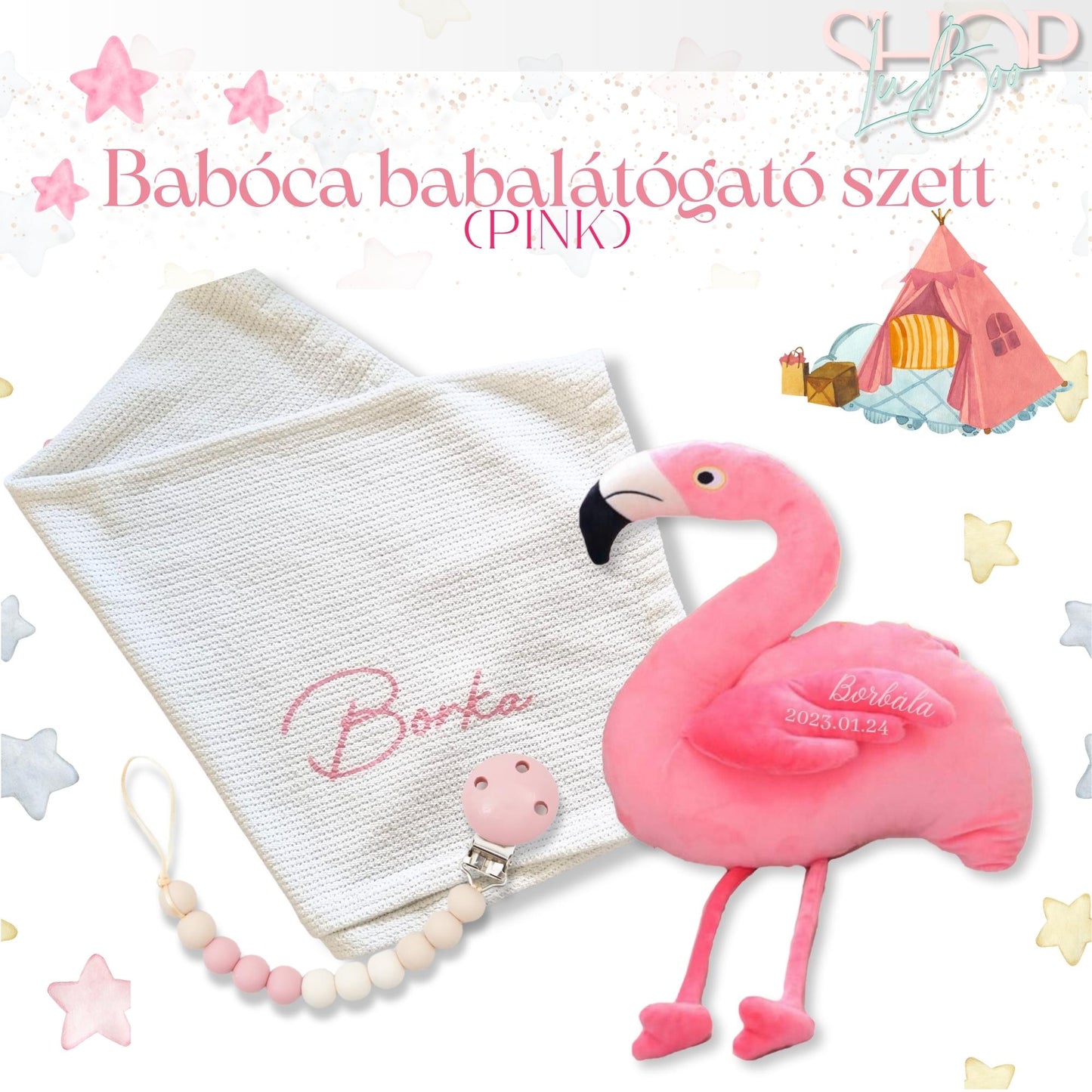 Babóca babalátógató csomag (Pink) - ShopLuBoo