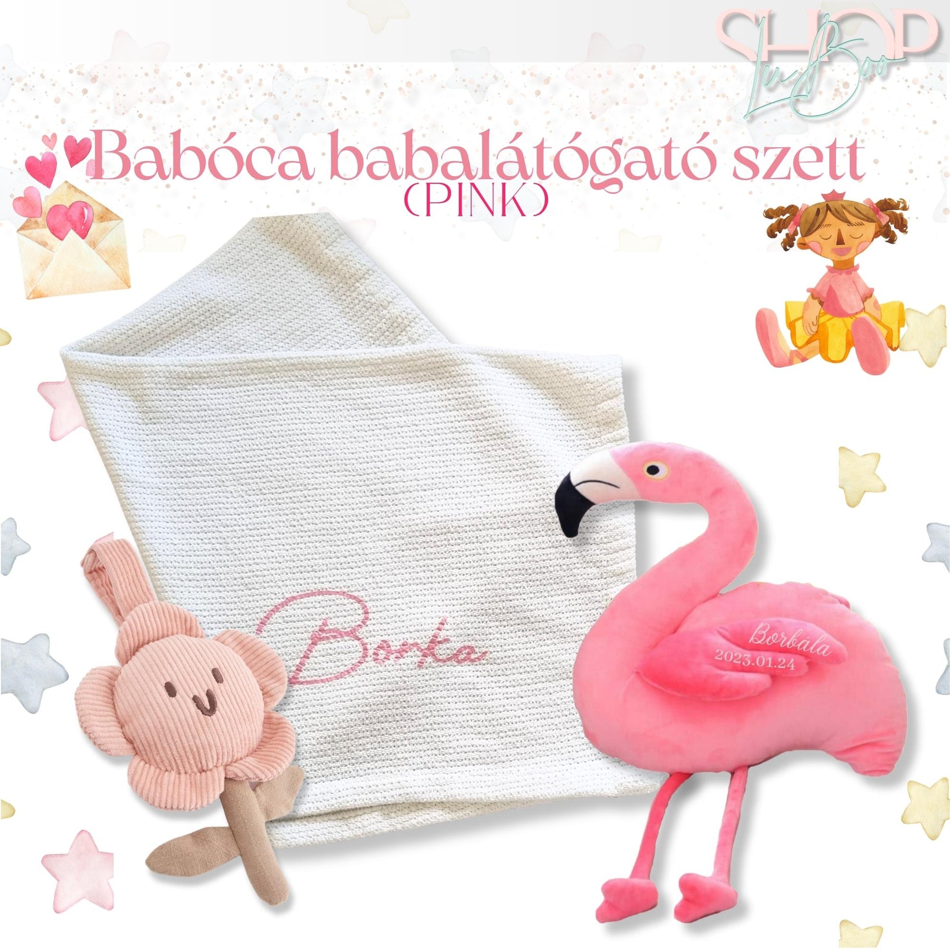 Babóca babalátógató csomag (Pink) - ShopLuBoo