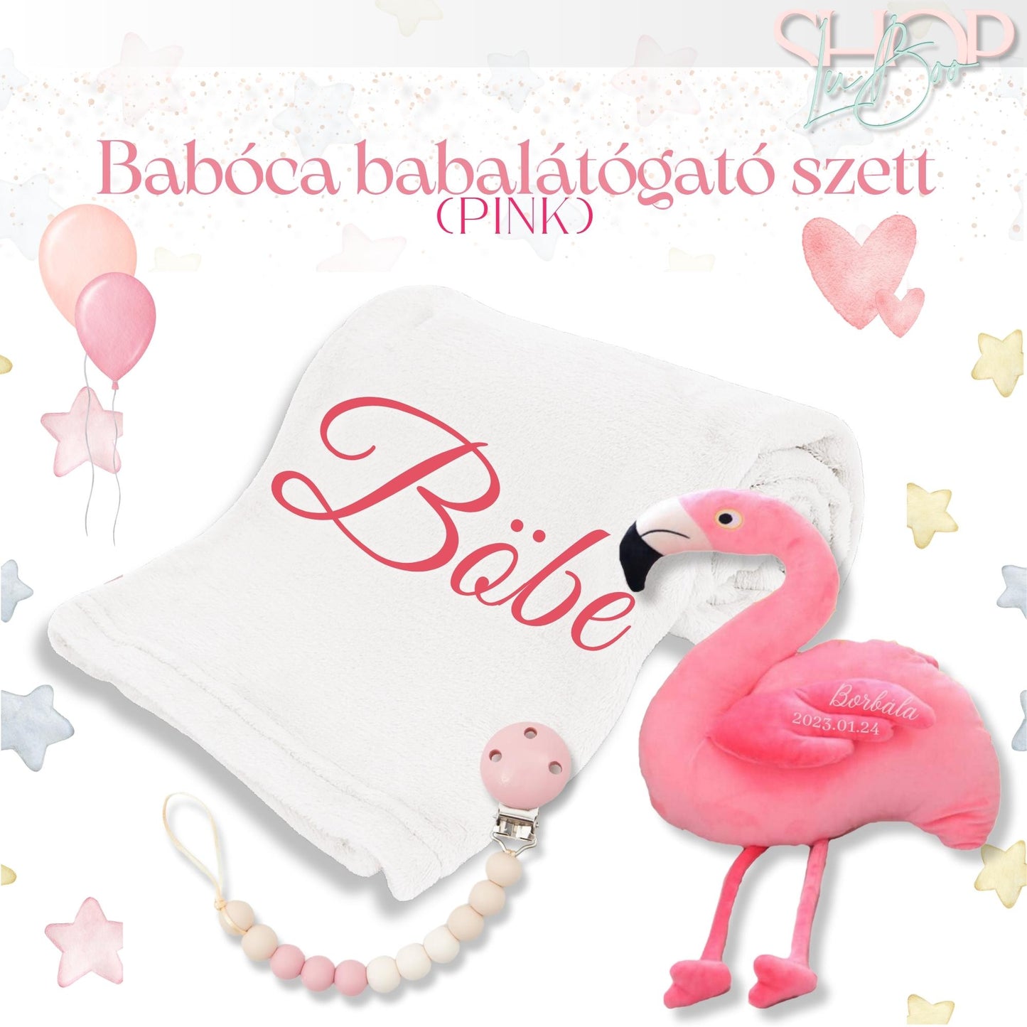 Babóca babalátógató csomag (Pink) - ShopLuBoo