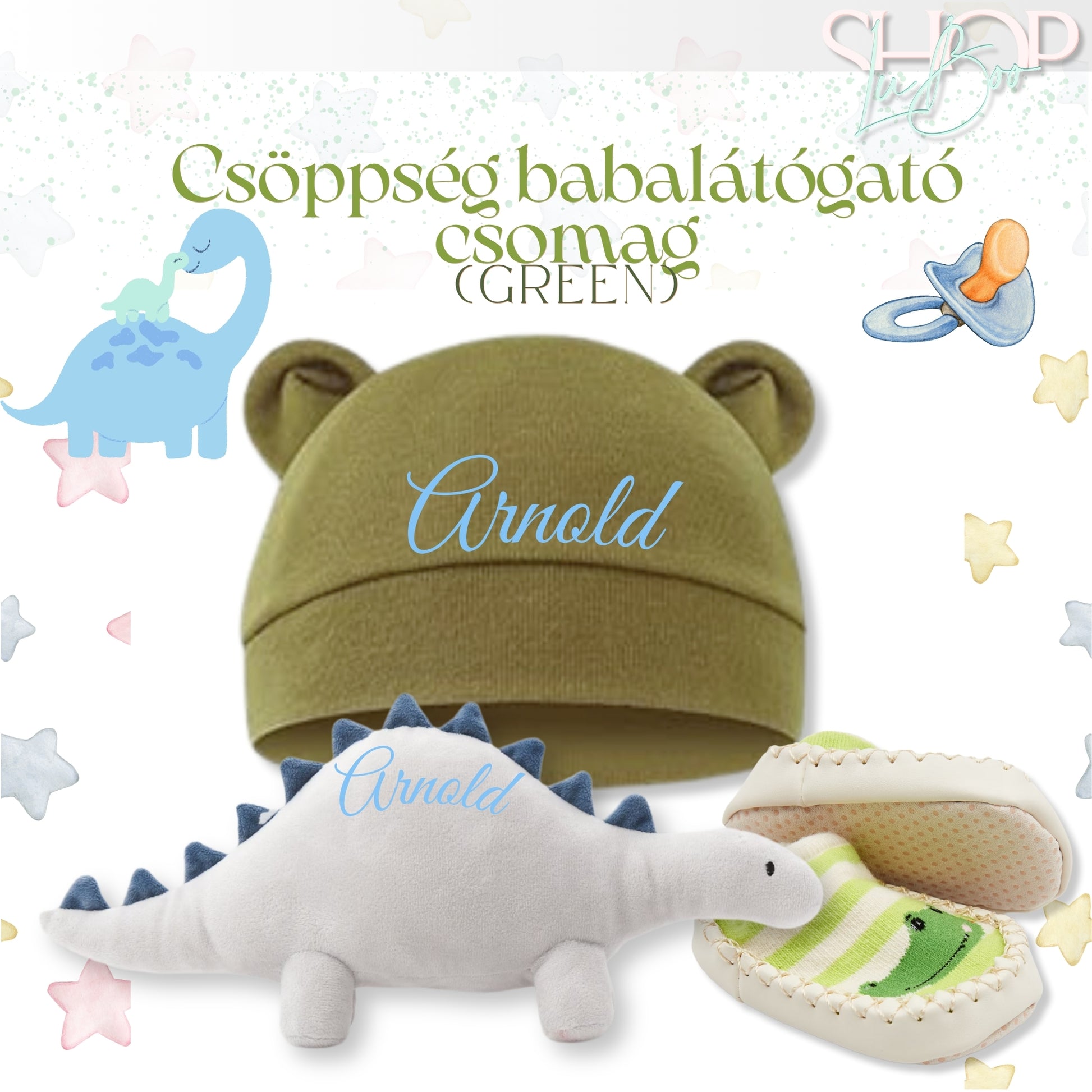 Csöppség babalátógató csomag (Green) - ShopLuBoo