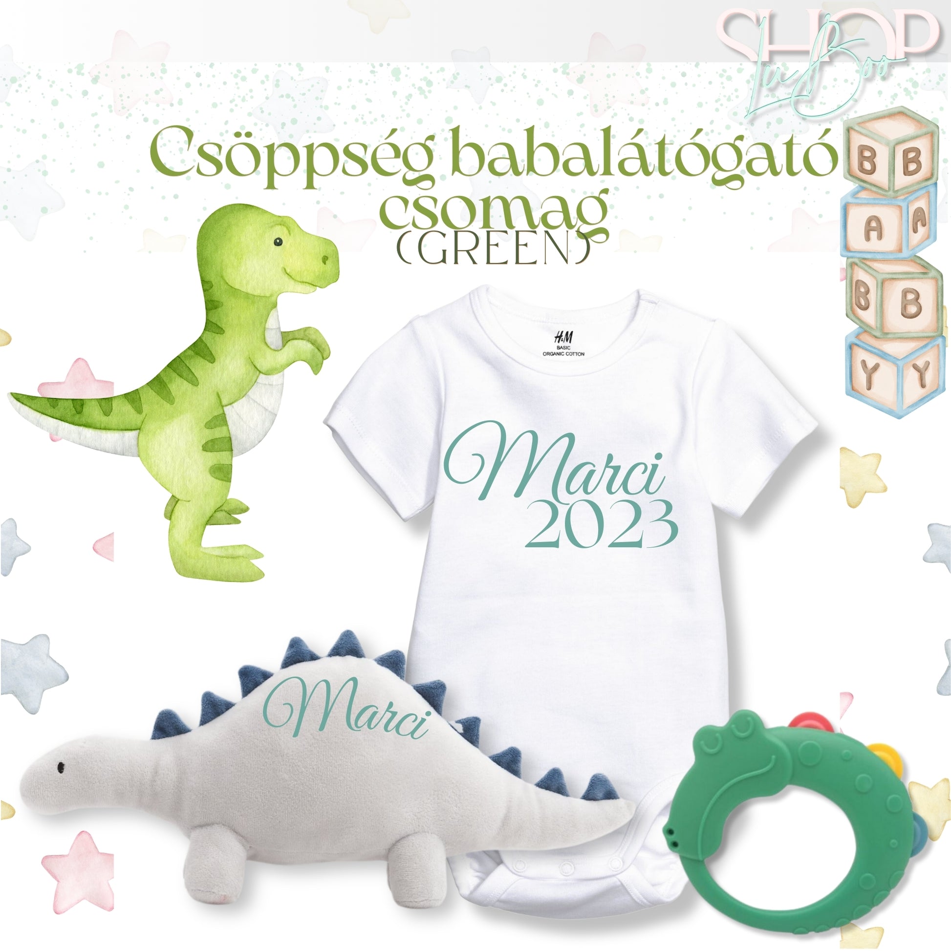 Csöppség babalátógató csomag (Green) - ShopLuBoo