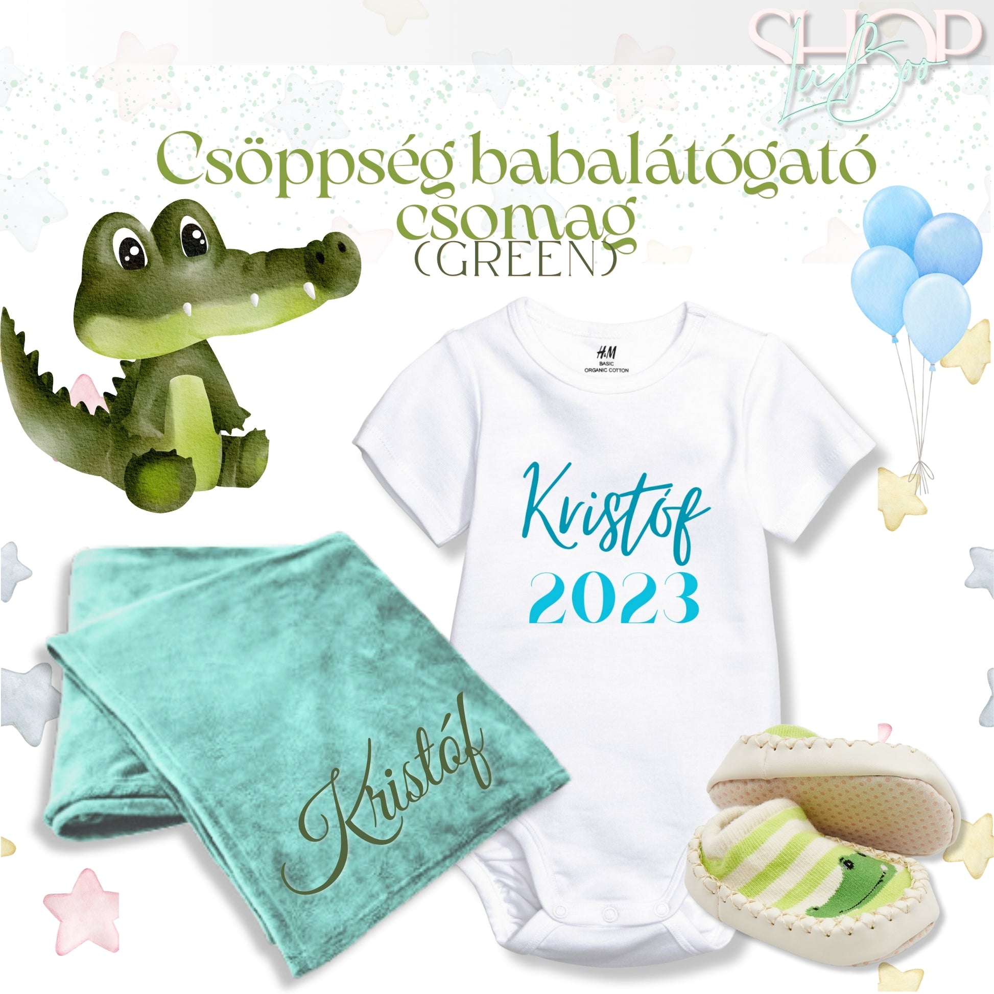 Csöppség babalátógató csomag (Green) - ShopLuBoo