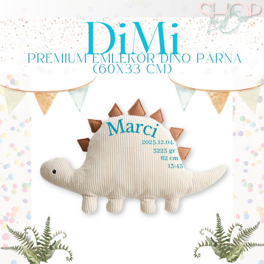 DiMi -  Prémium emlékőr dino párna (60x33 cm)