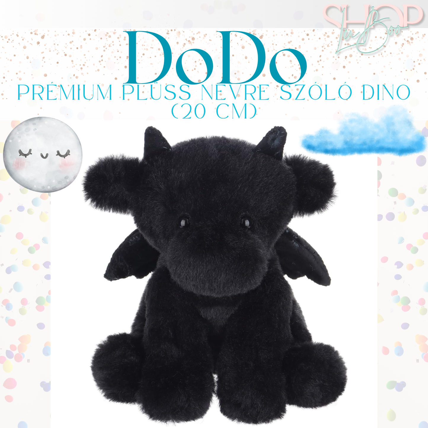 DoDo - Emlékőr plüss sárkány (20 cm)