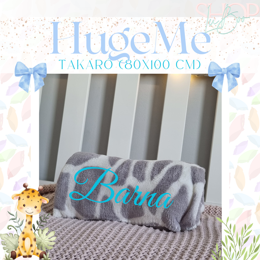 HugeMe - Névre szóló takaró (80x100 cm)
