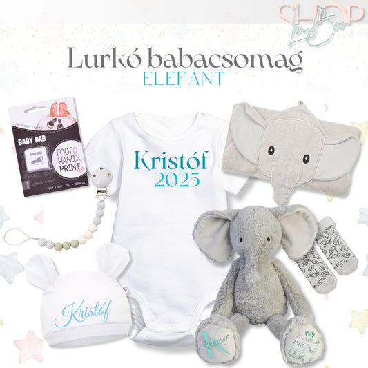 Lurkó babacsomag - Elefánt