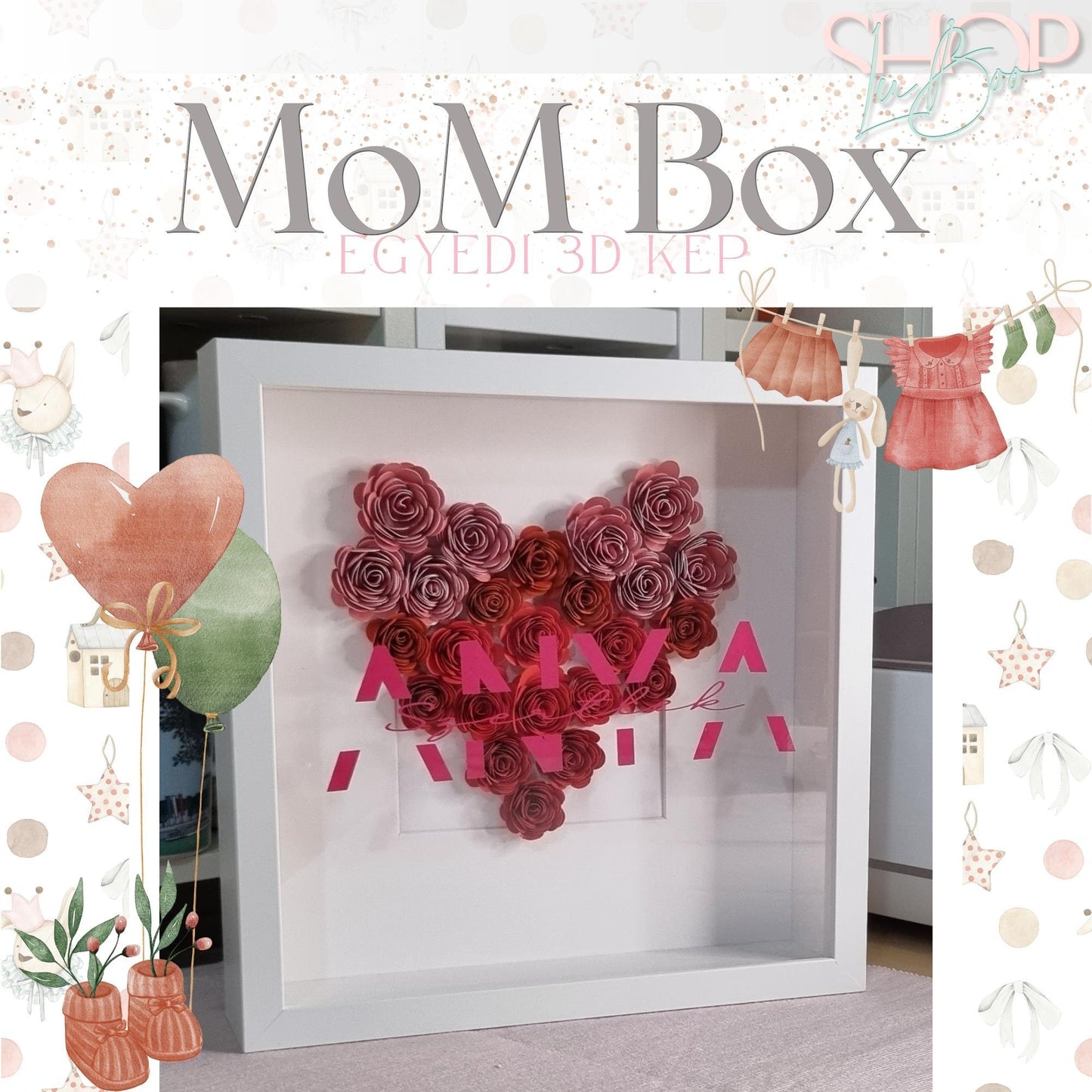 MoM Box - egyedi 3D kép - ShopLuBoo