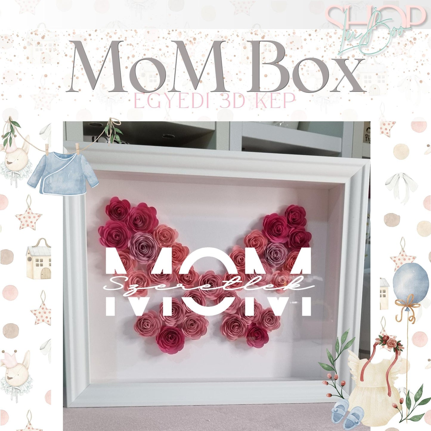 MoM Box - egyedi 3D kép - ShopLuBoo