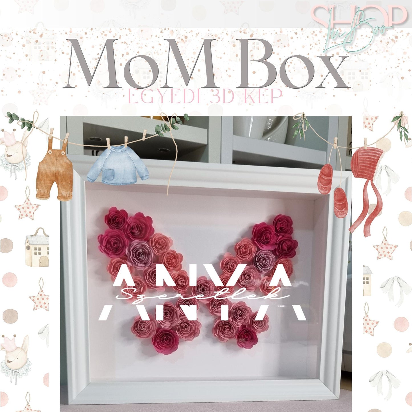 MoM Box - egyedi 3D kép - ShopLuBoo