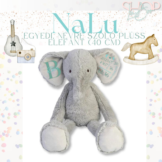 NaLu - Emlékőr plüss elefánt (40 cm)