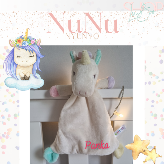 NuNu névre szóló unikornis nyúnyó (26 cm)