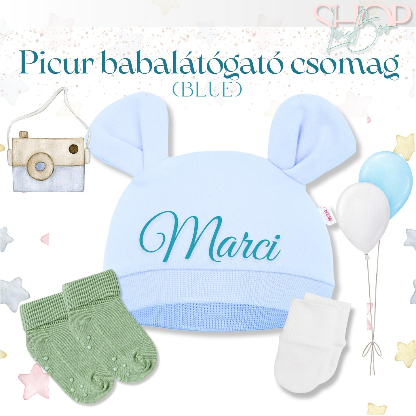 Picur babalátógató csomag (Blue) - ShopLuBoo