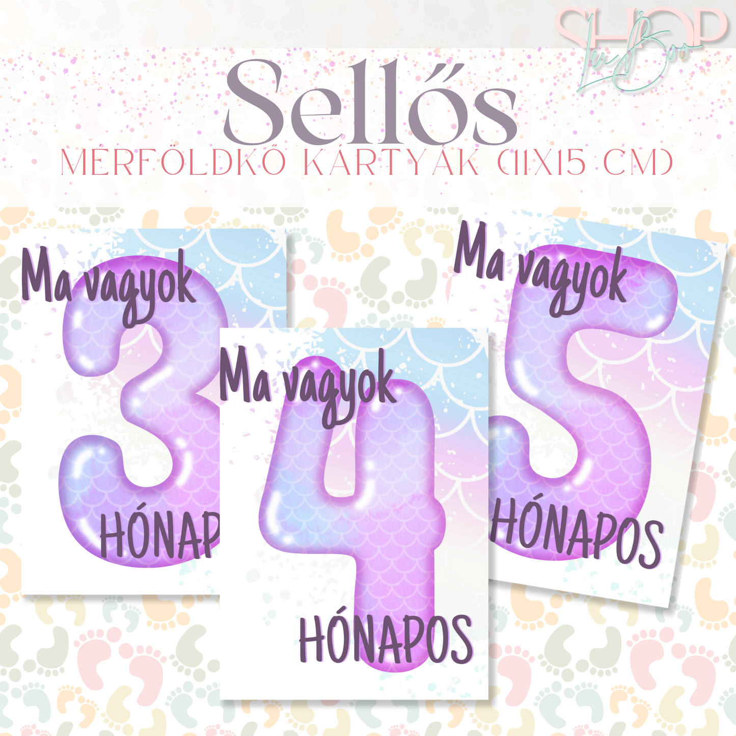 Mérföldkő kártyák - Sellős (11x15 cm)