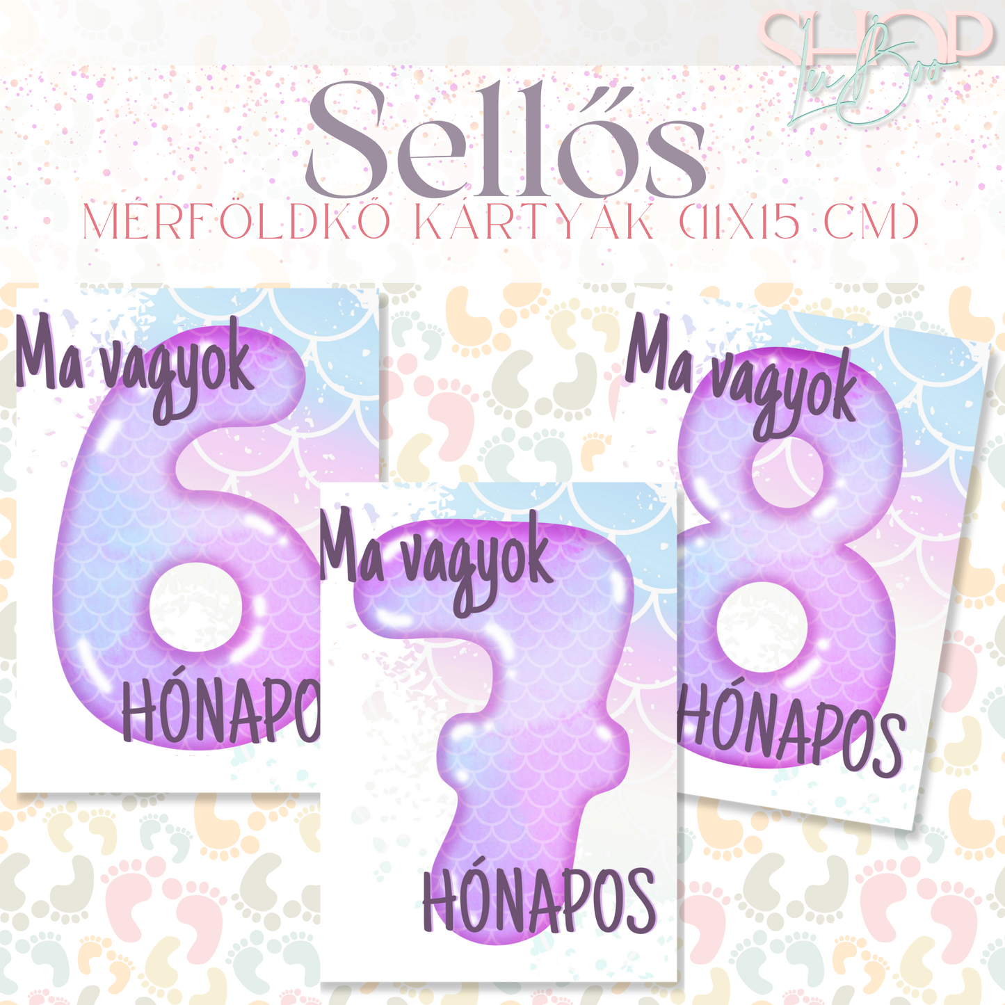 Mérföldkő kártyák - Sellős (11x15 cm)