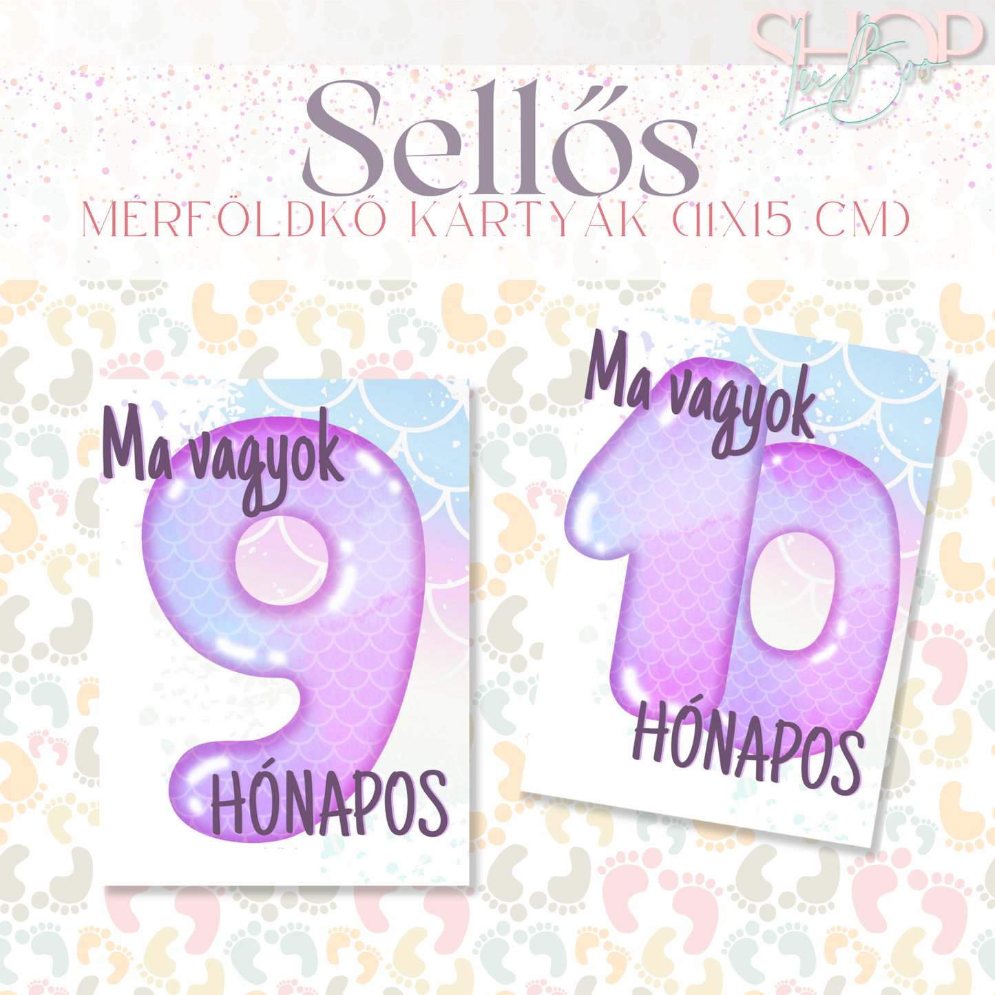 Mérföldkő kártyák - Sellős (11x15 cm)