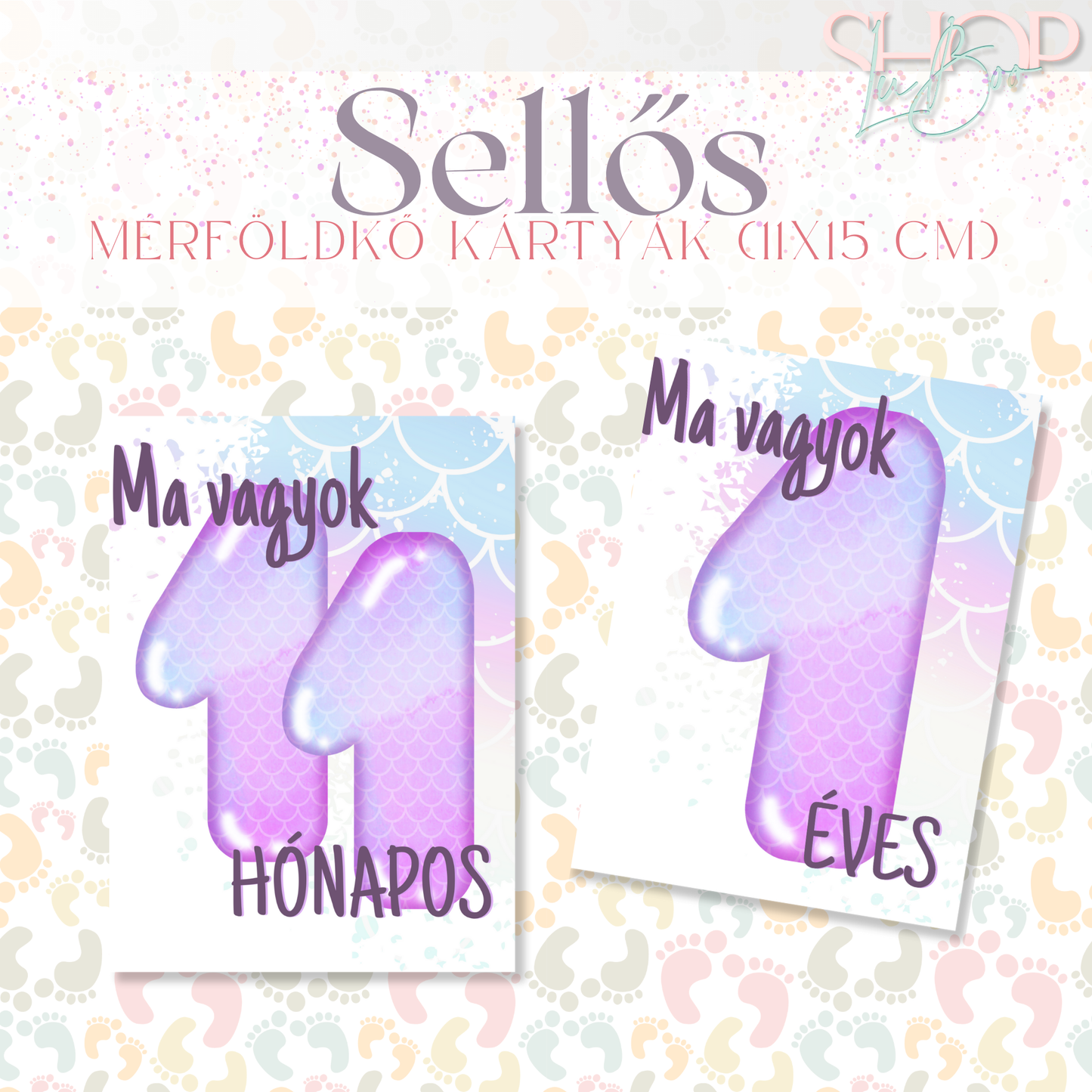 Mérföldkő kártyák - Sellős (11x15 cm)