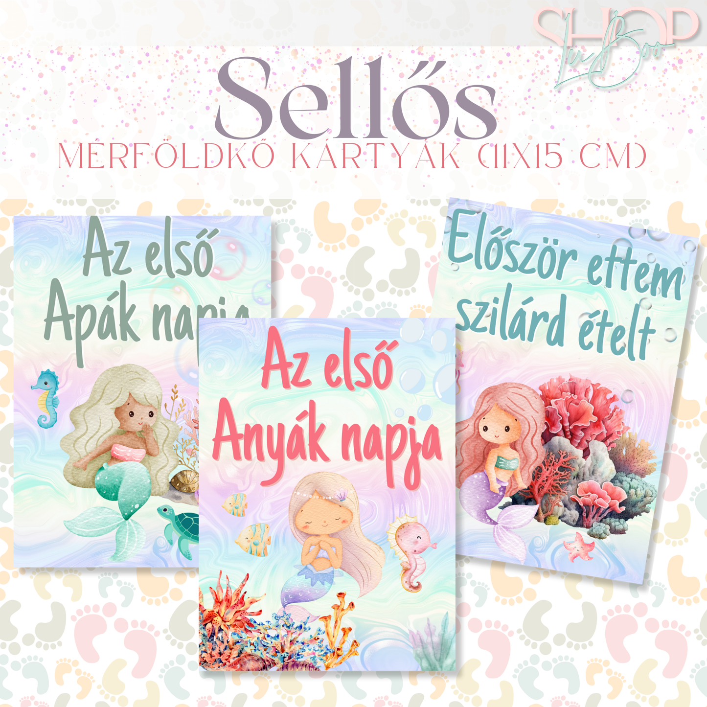 Mérföldkő kártyák - Sellős (11x15 cm)